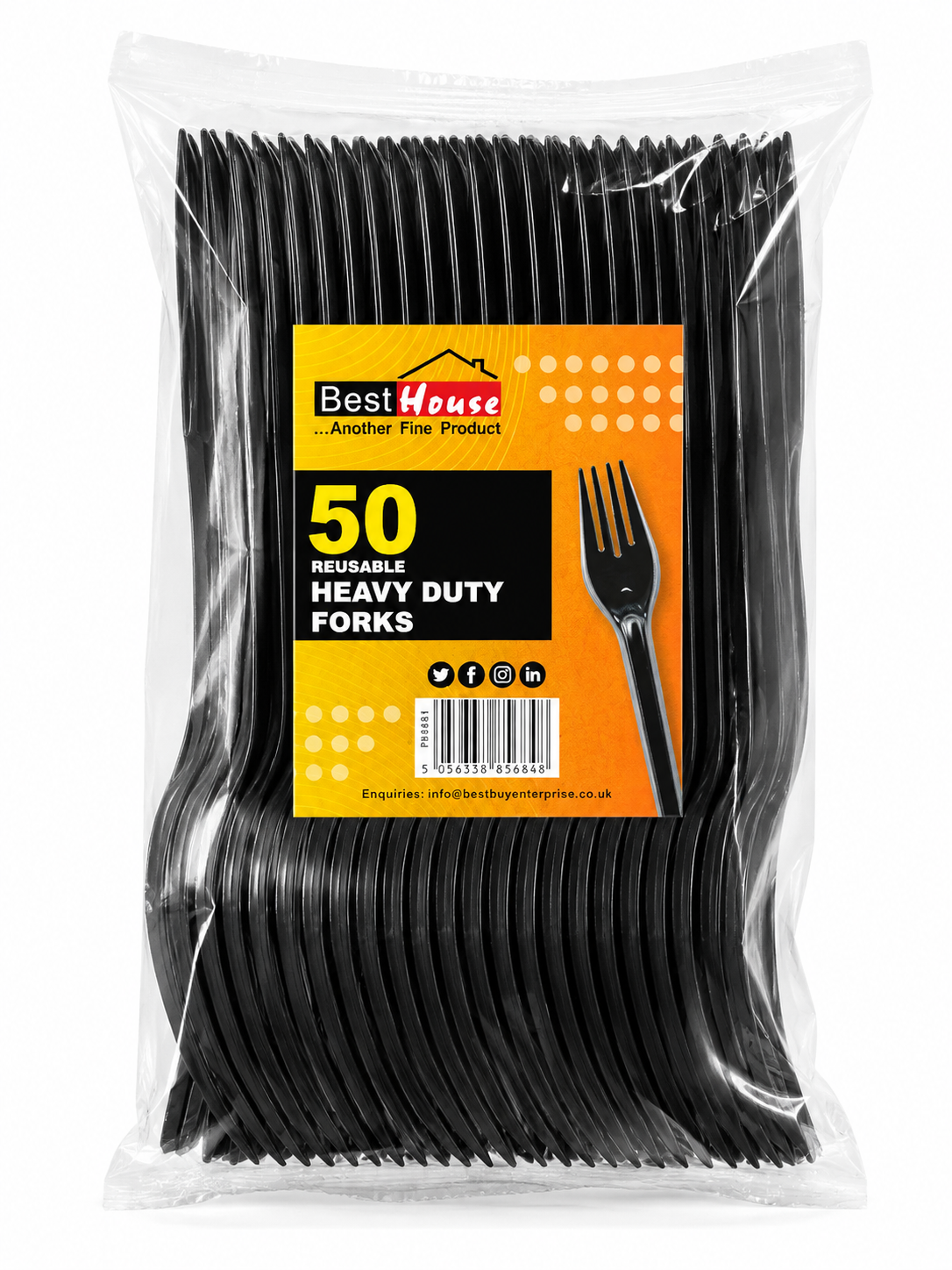 HEAVY DUTY FORK 50pcs- BB5684