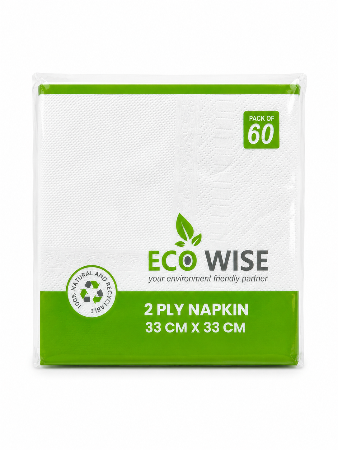 ECO WISE NAPKIN 60pcs- EC0485