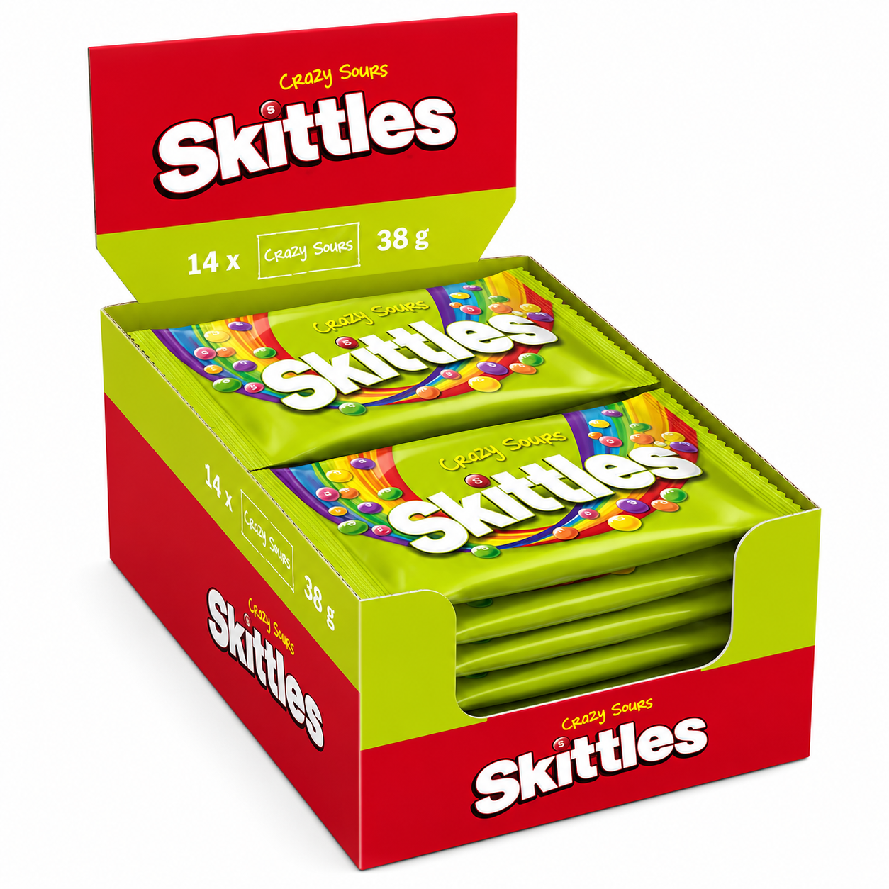 SKITTLES CRAZY SOUR 14x38G