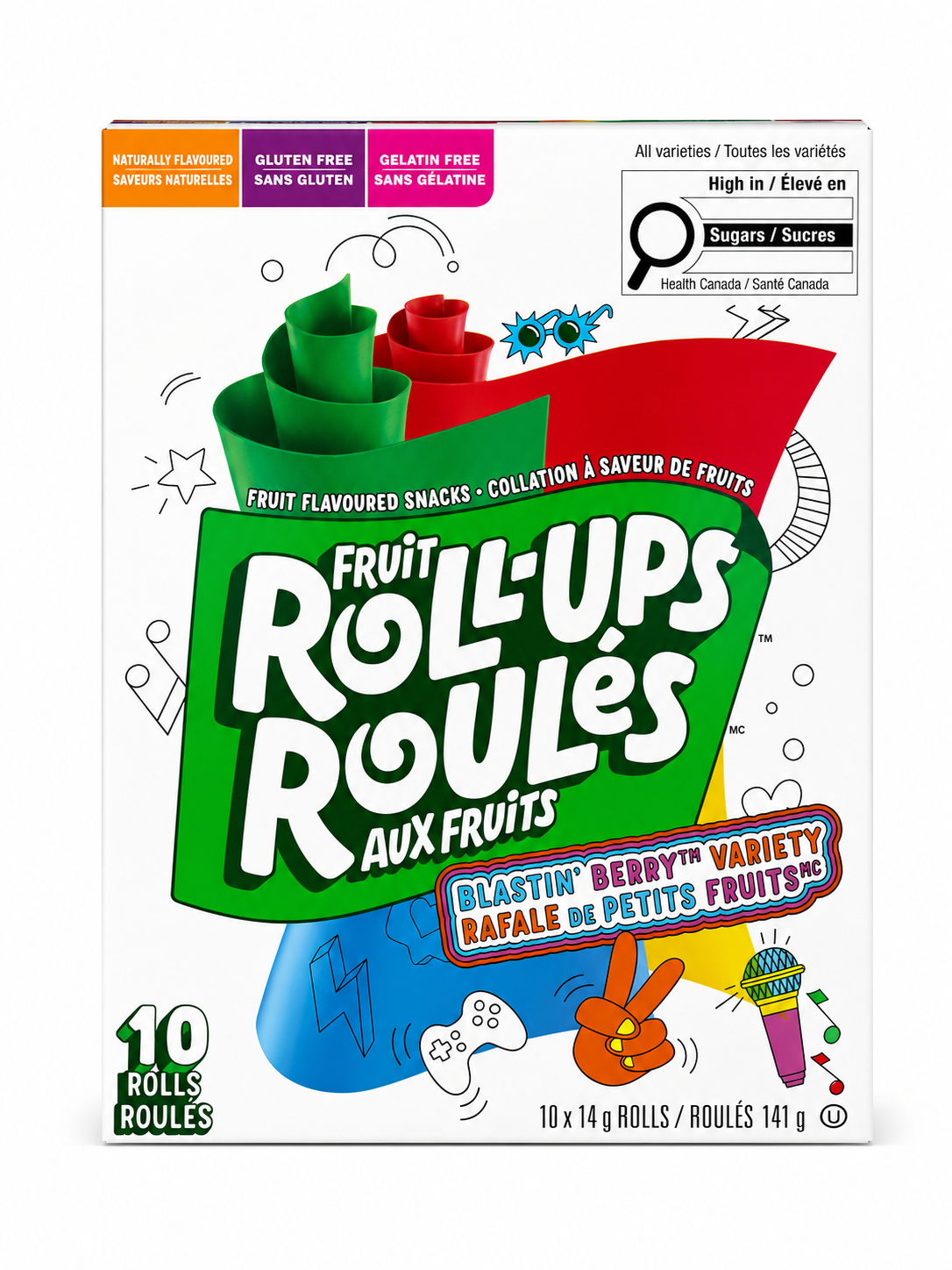 FRUIT ROLL-UPS 141g