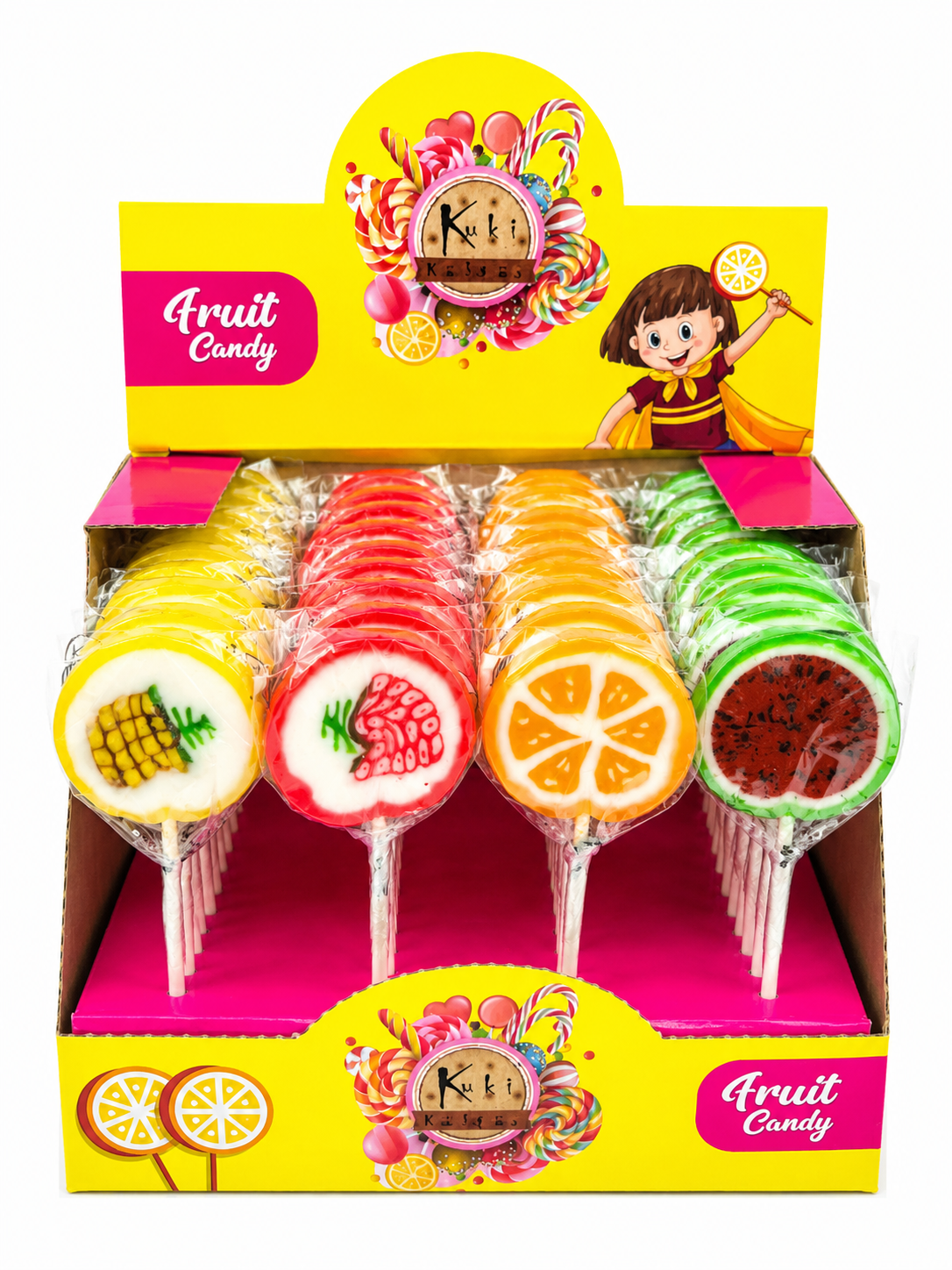 KUKI FRUIT CANDY 48 PIECES