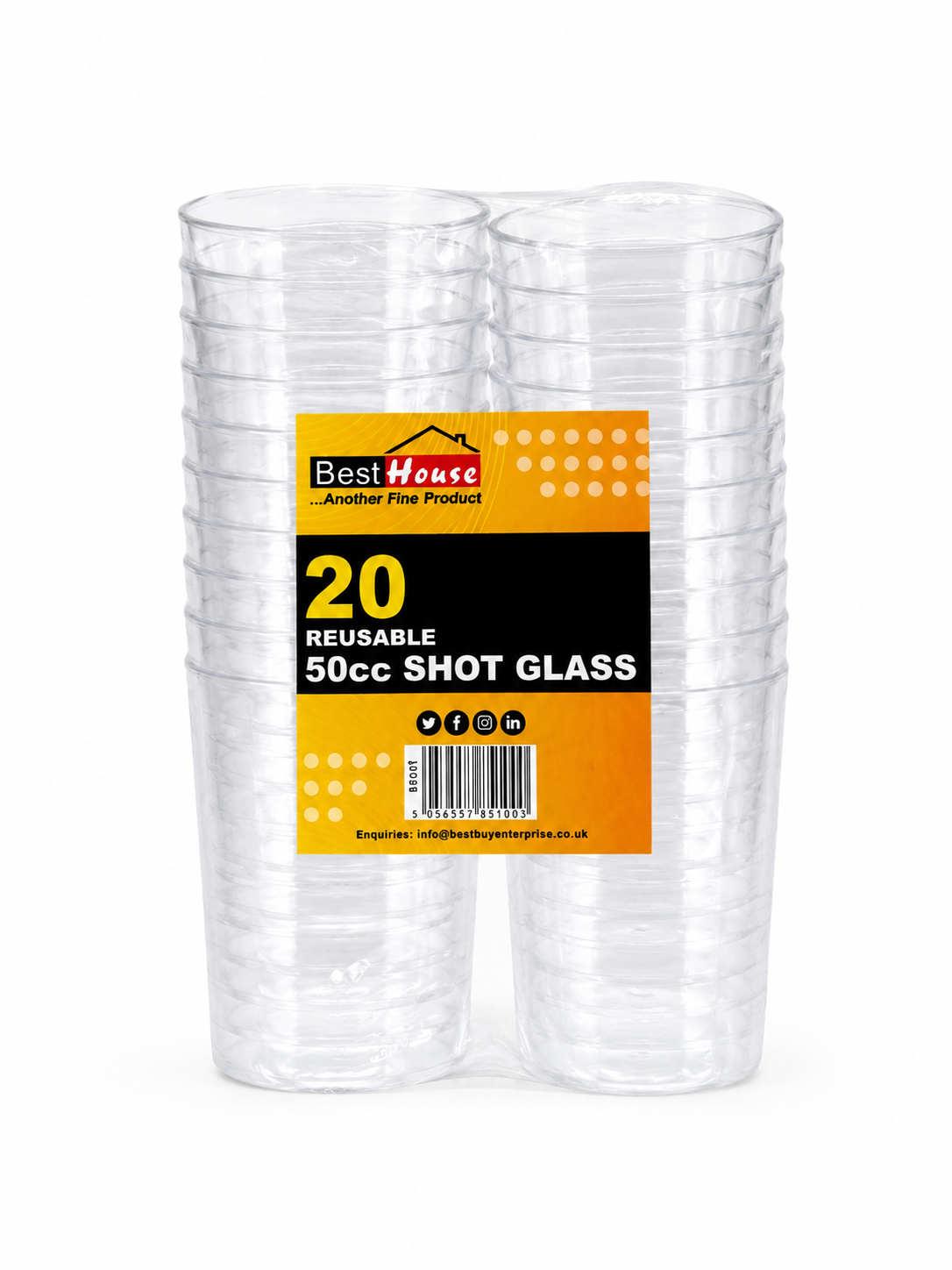 SHOT GLASSES 20pcs- BB5695