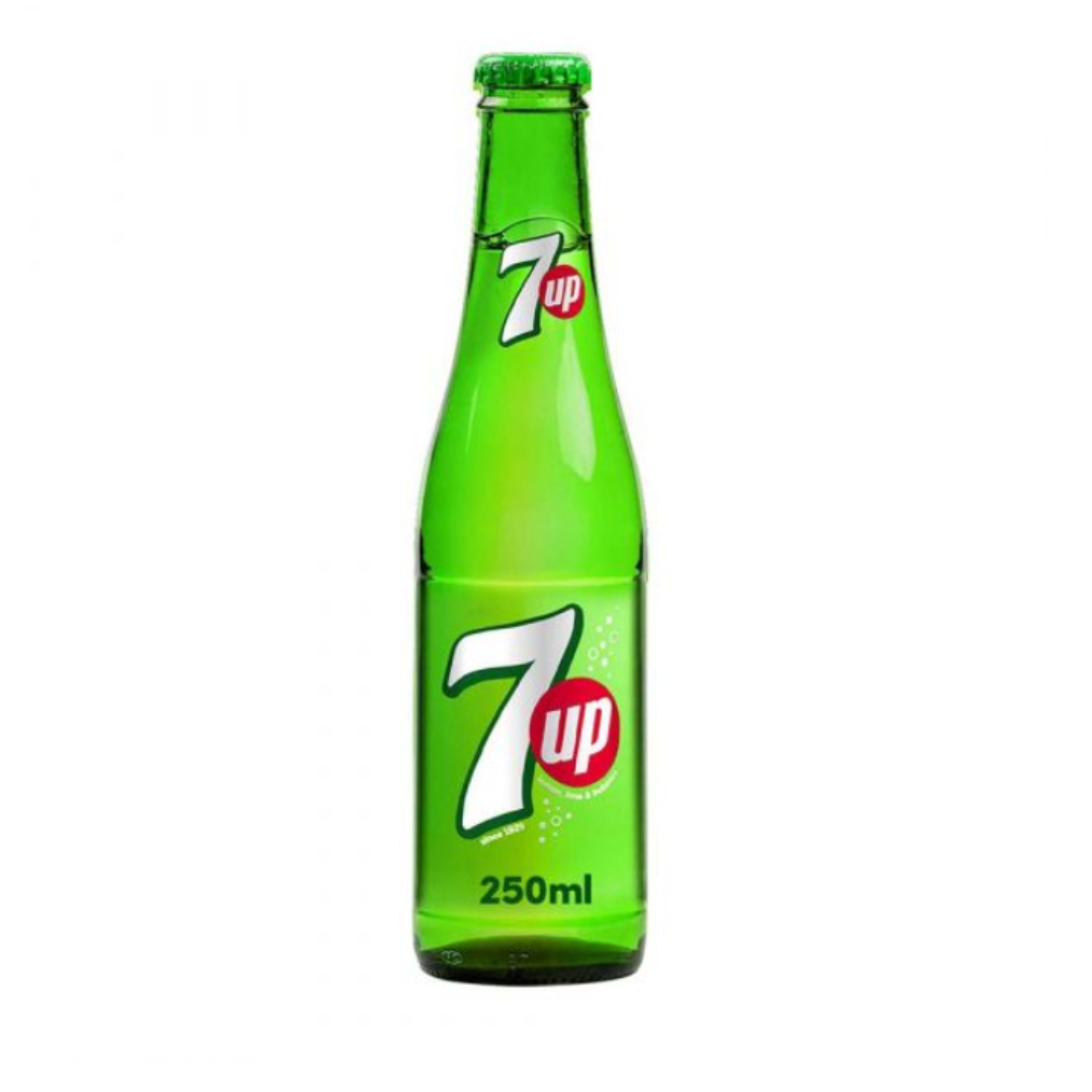7UP GLASS BOTTLE 24x250ml