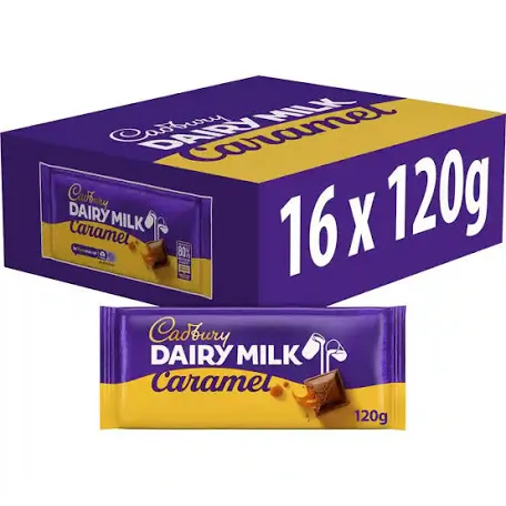 DAIRY MILK CARMEL 16x120g