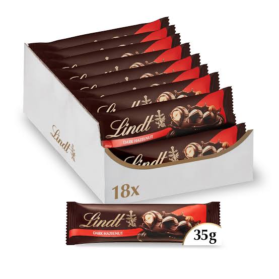 LINDT DARK HAZELNUT 18x35g