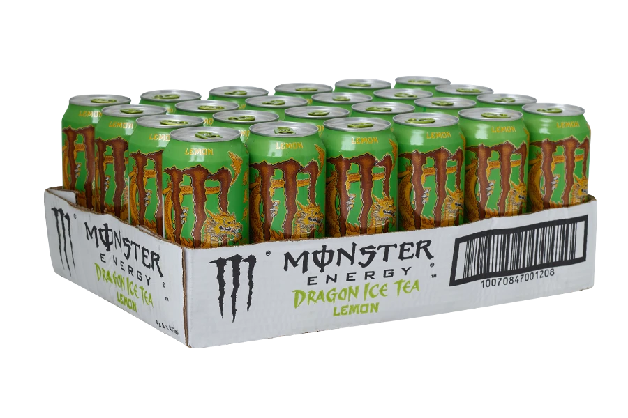 MONSTER DRAGON ICE TEA LEMON 24x473ml