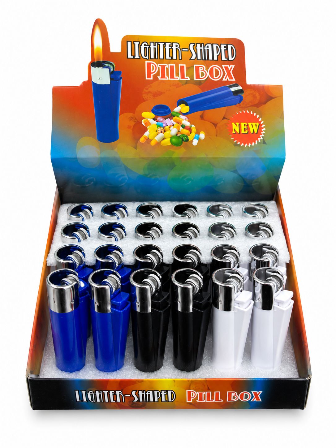 LIGHTER SHAPED PILL CASES