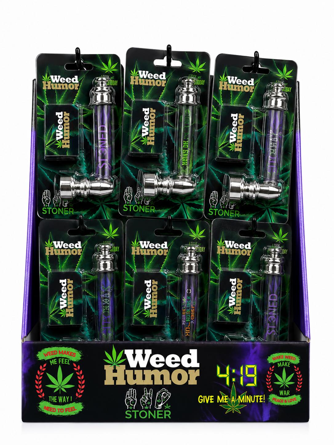 WEED HUMOUR PIPE SET