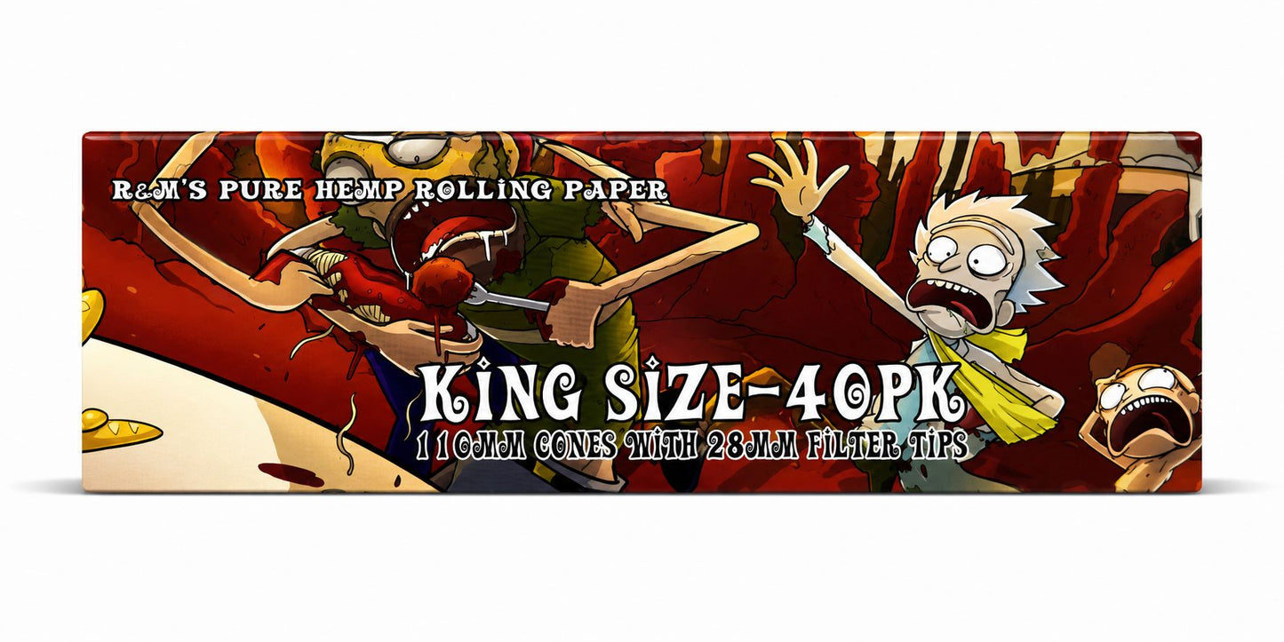 R & M'S PURE HEMP ROLLING PAPER KING SIZE 40PK