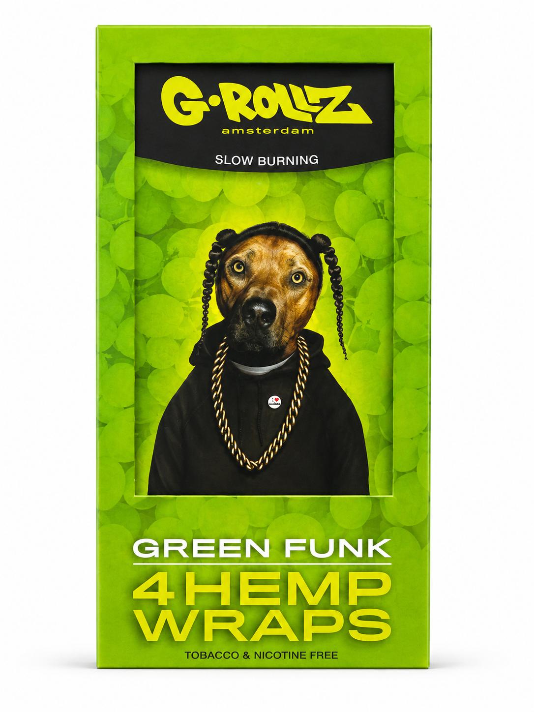 G-ROLLZ GREEN FUNK HEMP WRAPS
