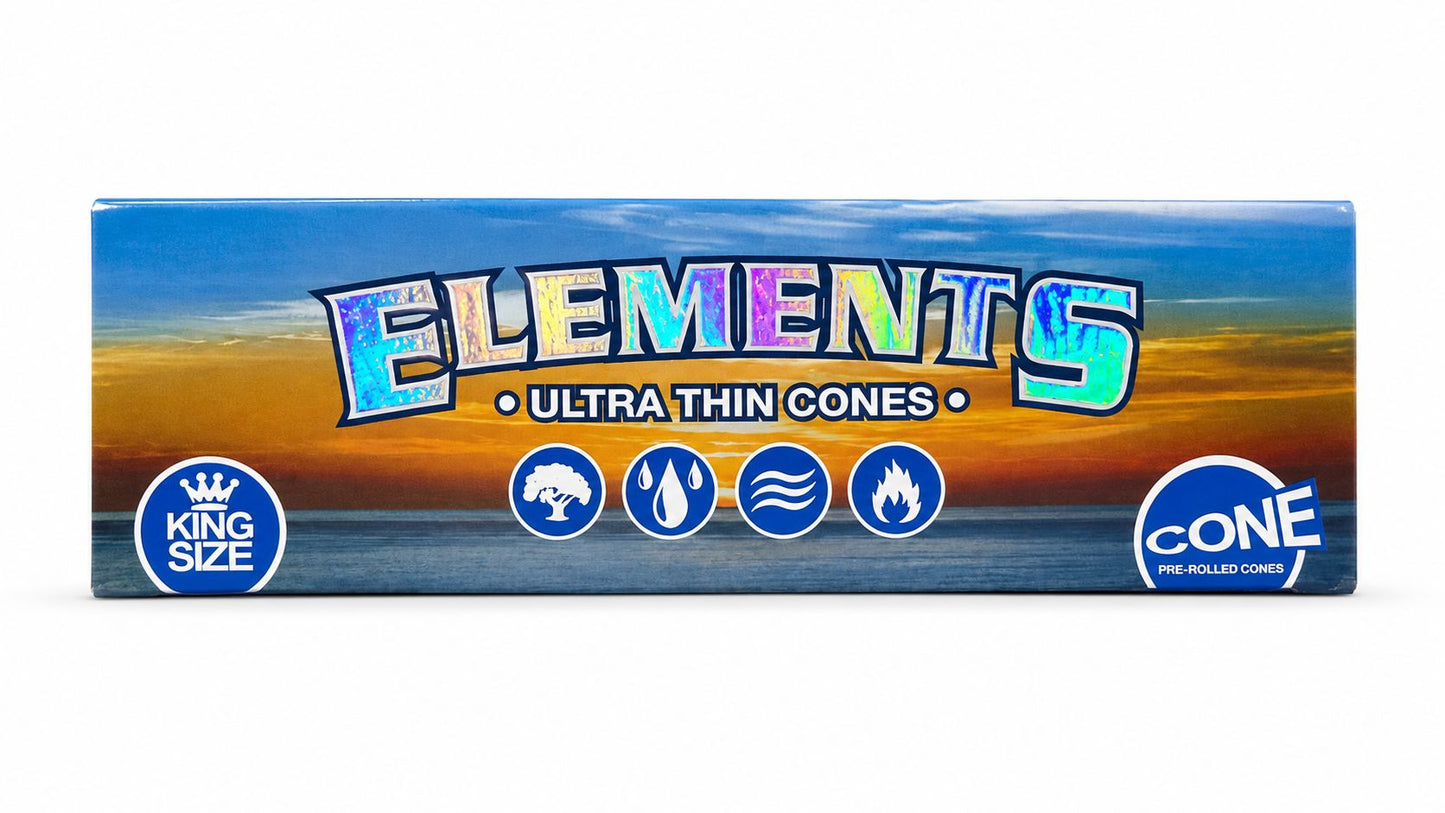 ELEMENTS ULTRA THIN CONE KING SIZE