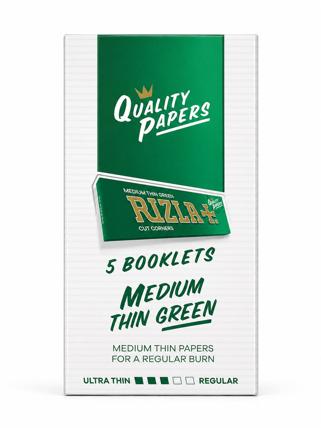 RIZLA GREEN 5 BOOKLETS