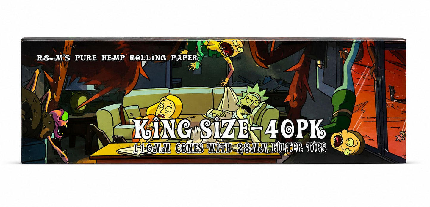 R & M'S PURE HEMP ROLLING PAPER KING SIZE 40PK