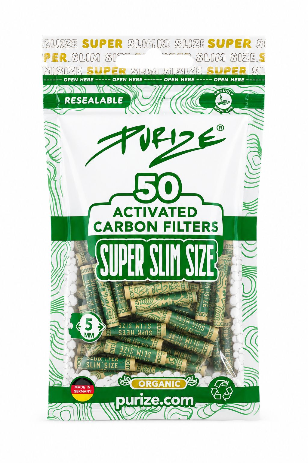 PURIZE CARBON FILTERS 5MM
