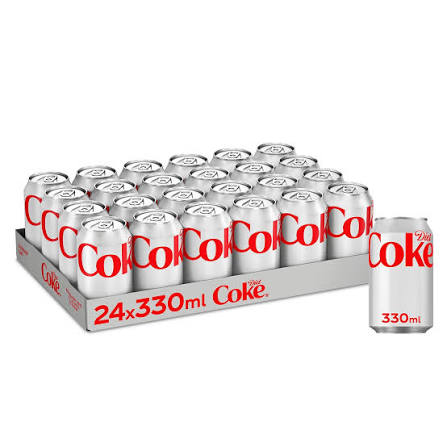 COCA-COLA DIET CAN 24x330ml