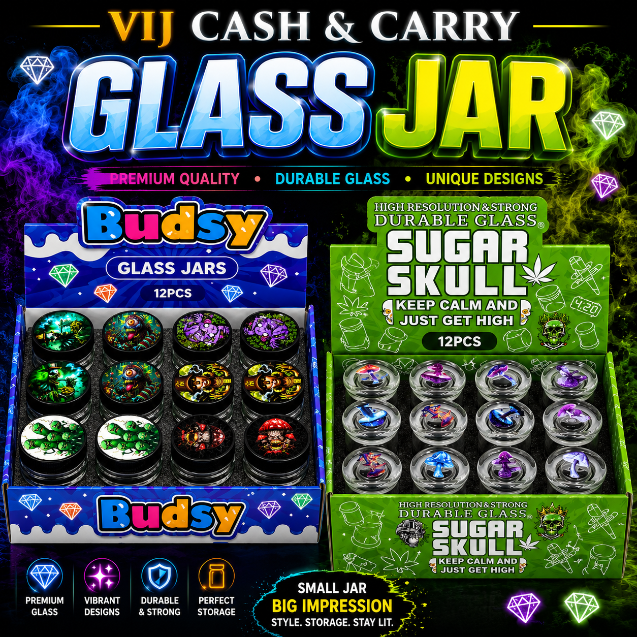 GLASS JAR
