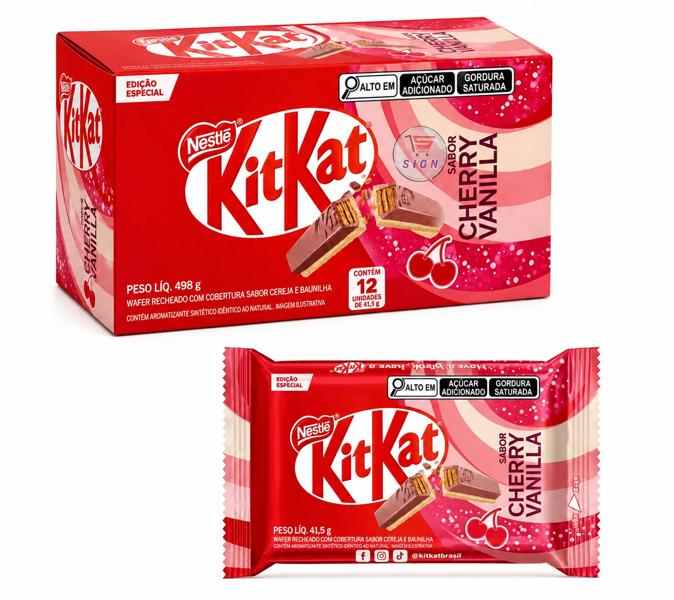 KITKAT CHERRY VANILLA