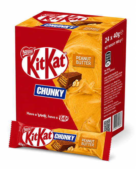 KITKAT CHUNKY PEANUT BUTTER 24x40G