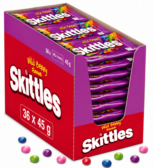 SKITTLES WILD BERRY 36x45G