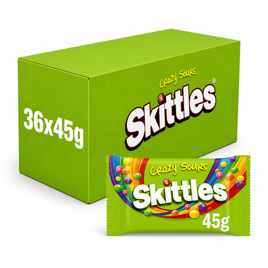 SKITTLES CRAZY SOUR 36x45G