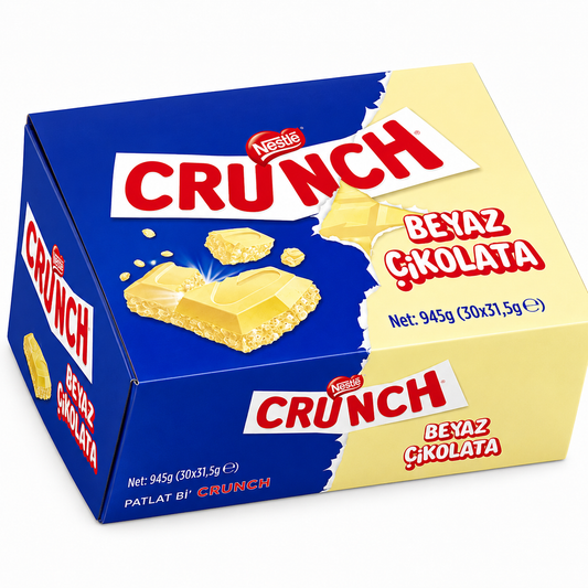 CRUNCH WHITE CHOCOLATE 30x31.5G