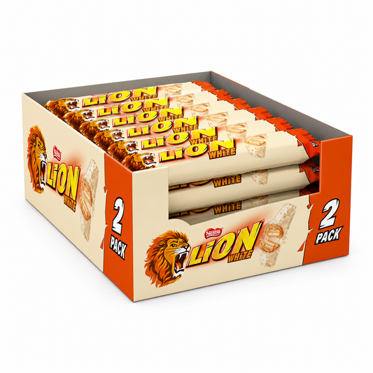 NESTLE LION WHITE 2 PACK 30x60G