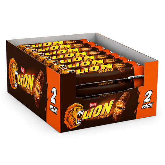 NESTLE LION CHOCOLATE 2 PACK 28x60G