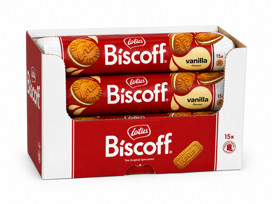 LOTUS BISCOFF VANILLA FLAVOUR 9x150G