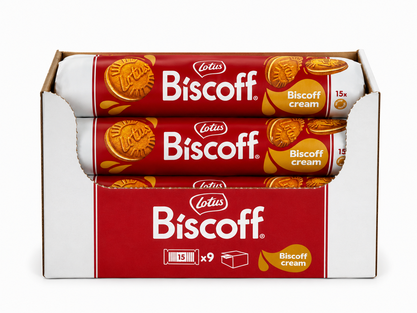 LOTUS BISCOFF CREAM FLAVOUR 9x150G