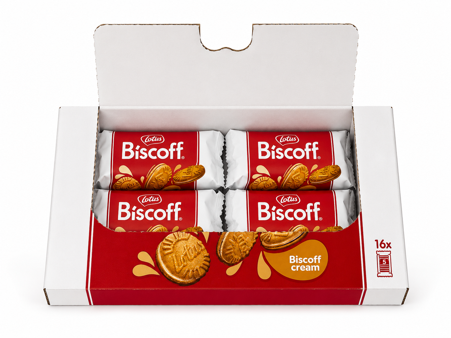 LOTUS BISCOFF CREAM FLAVOUR 16x50G