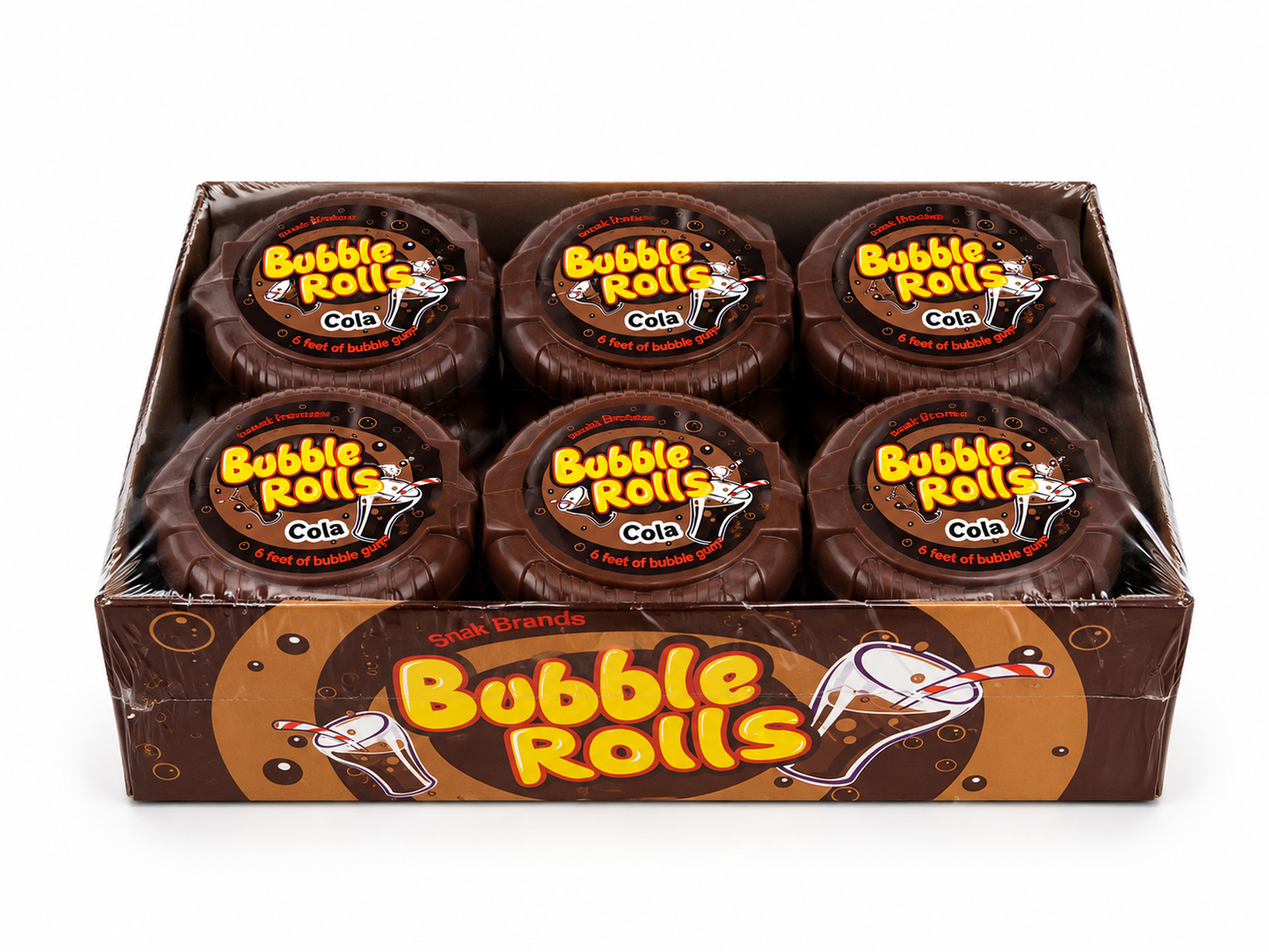 BUBBLE ROLLS COLA PACK OF 12