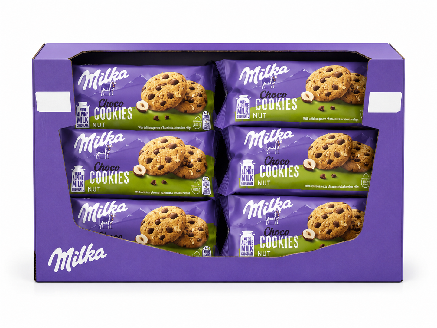 MILKA CHOCO COOKIES NUT 24x135G