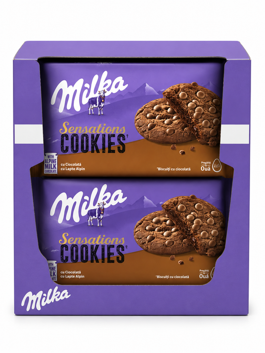 MILKA SENSATIONS COOKIES CHOCOLATE 12x156G