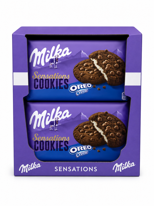 MILKA SENSATION COOKIES OREO CREAM 12x156G