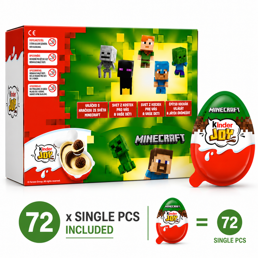 KINDER JOY MINECRAFT 72 PACK 20G