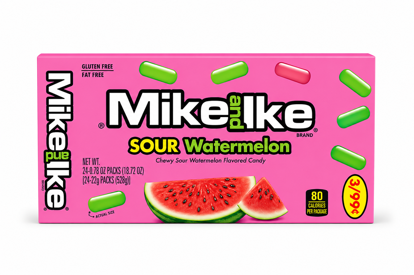 MIKE AND IKE SOUR WATERMELON 24x22G
