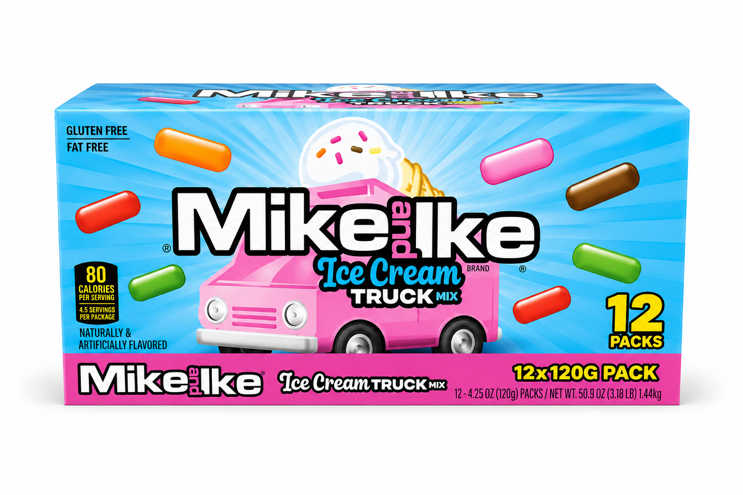 MIKE AND IKE ICE CREAM TRUCK 12x120G