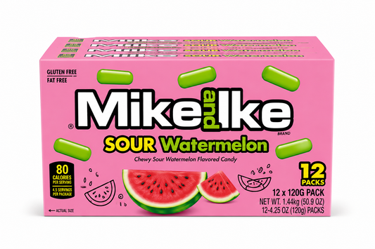 MIKE AND IKE SOUR WATERMELON 12x120G