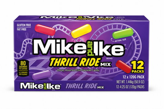 MIKE AND IKE THRILL RIDE MIX 12x120G