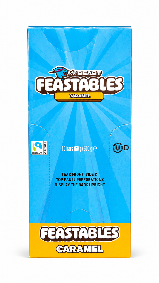 MR BEAST FEASTABLES CARAMEL 10x60G