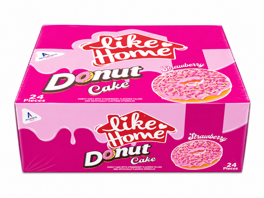 LIKE HOME STRAWBERRY DONUT 24x50G