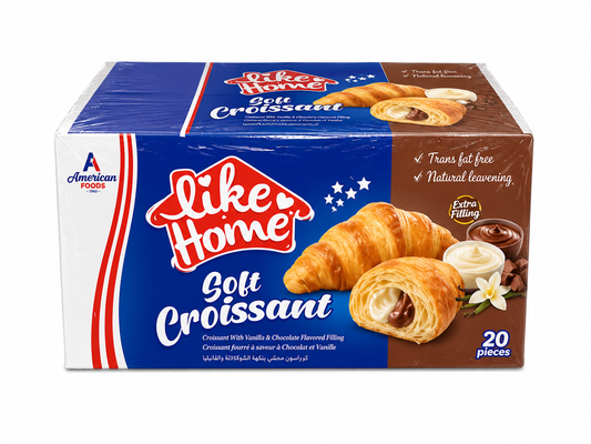 LIKE HOME SOFT CROISSANT CHOCOLATE 20x55G