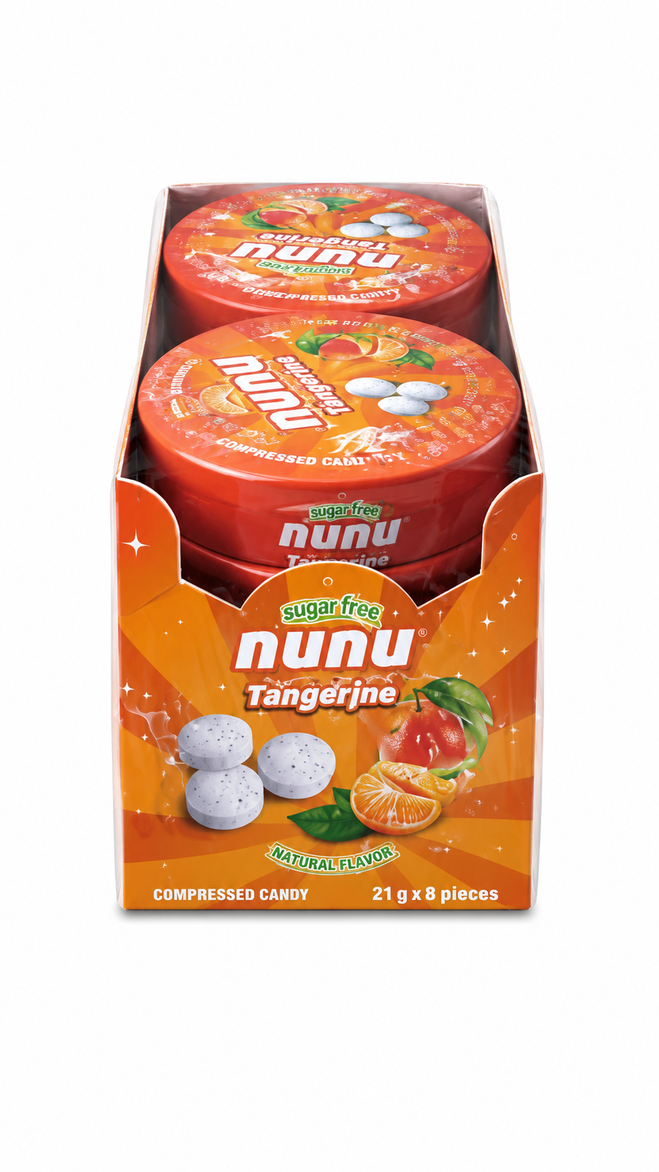 NUNU COMPRESSED CANDY 8x21G