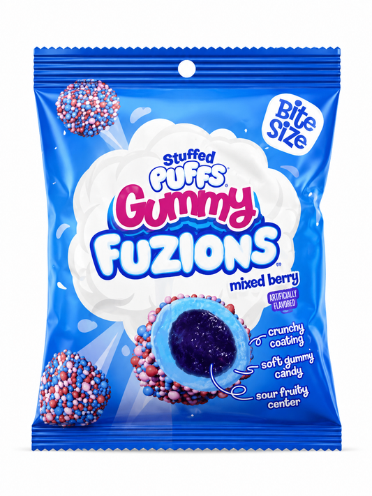 STUFFED PUFFS GUMMY FUZIONS 7x120G