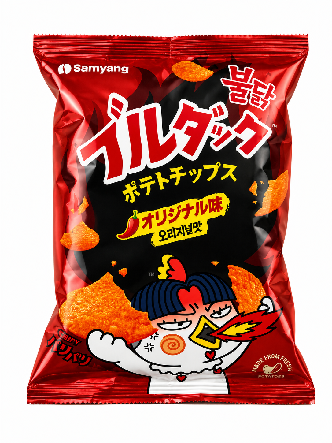 BULDAK HOT CHICKEN CHIPS 20x55g