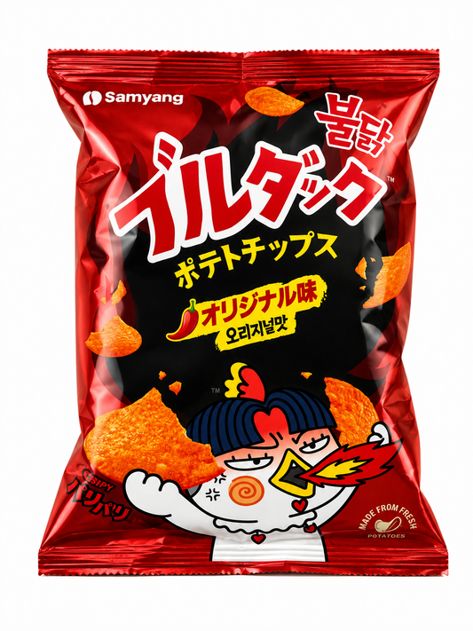 BULDAK HOT CHICKEN CHIPS 20x55g