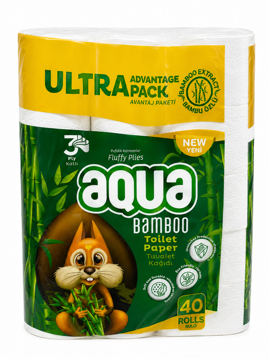 AQUA BAMBOO ULTRA PACK TOILET TISSUE
