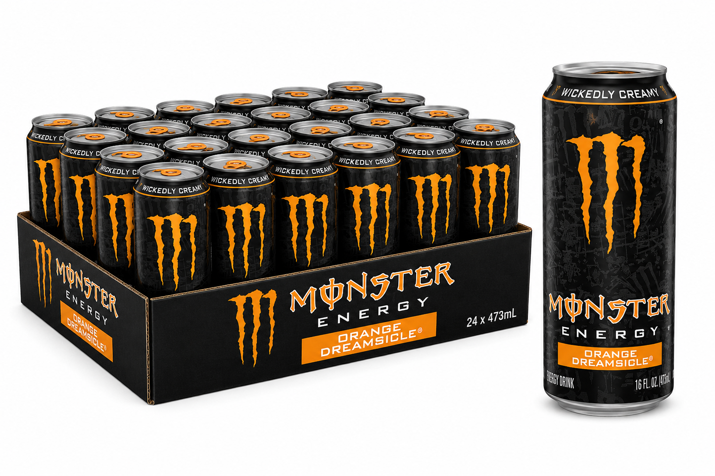 MONSTER ENERGY ORANGE DREAMSICLE 473ML