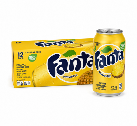 FANTA PINEAPPLE 12fl oz/ 355ml