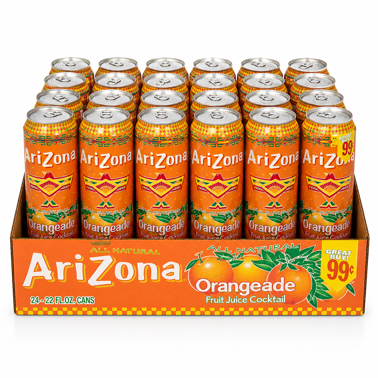 ARIZONA ORANGEADE 24x650ML
